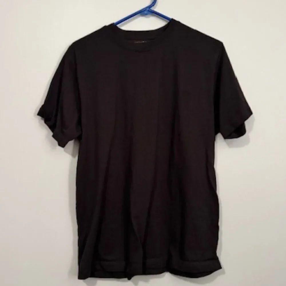 USED Men's Sonoma Short Sleeve Shirt Color Black Size Medium